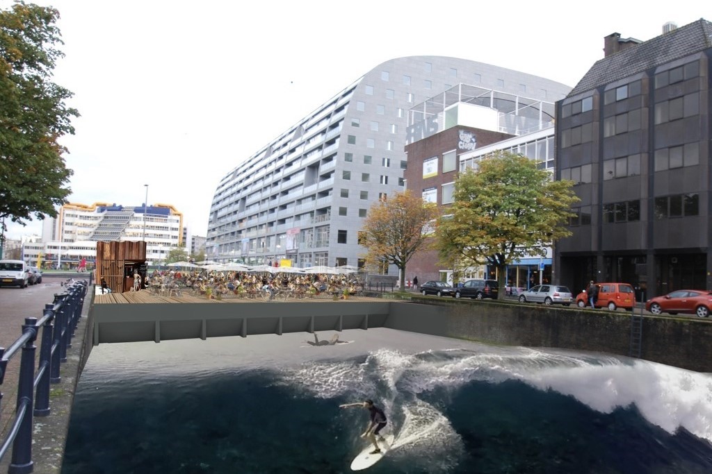 Surfen In Een Badkuip In Hartje Rotterdam